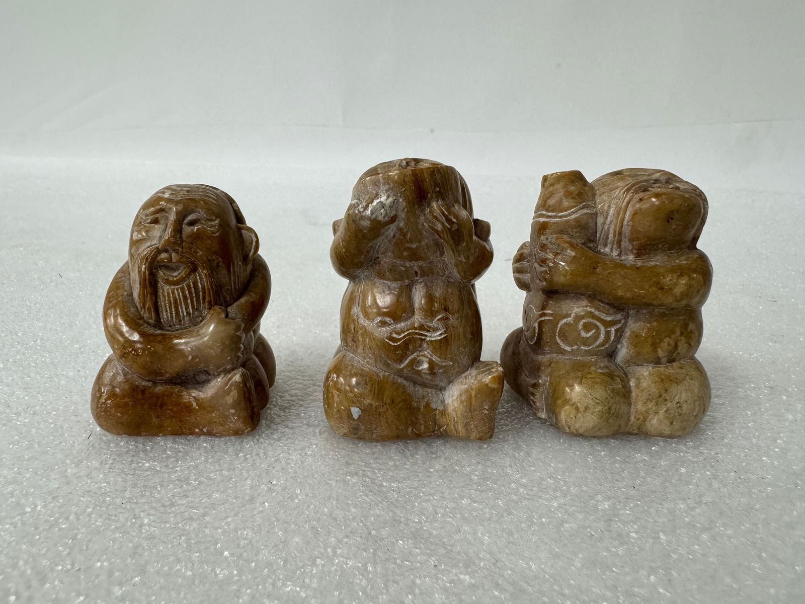 Peruvian Jade Temple Figures (3) (1 of 3)