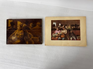 Daumier Oil on Canvas C 1862-3