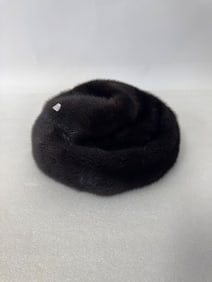Vintage Mink Trimmed Hat