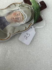 Antique Porcelain Holy Water Font