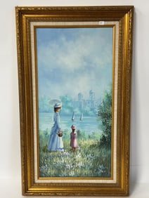 S. Reed. Oil on Board. Sgd. COA