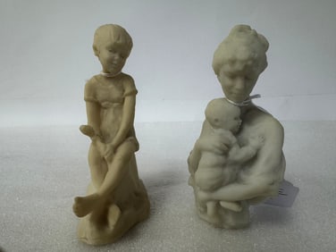 Vintage Mother & Child Figure & A 2nd