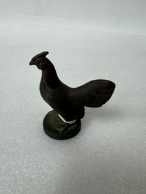 Vintage Cast Iron Rooster Figure