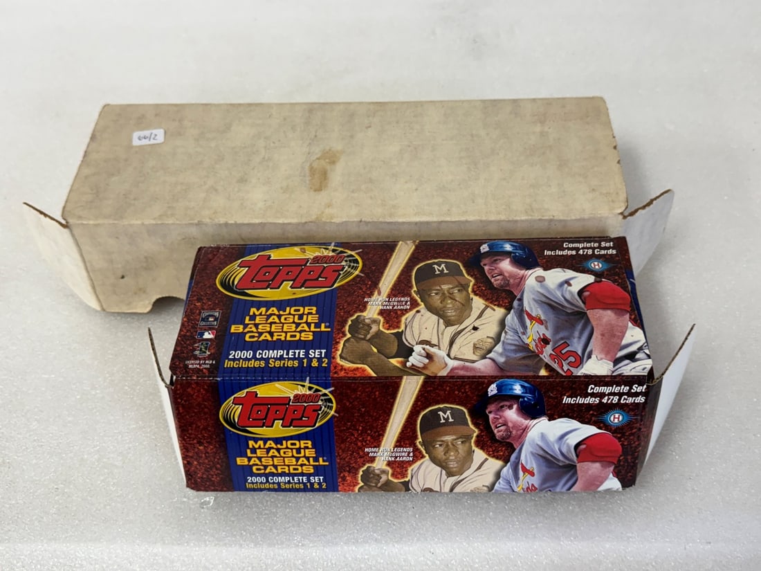 Topps 2000 Baseball Card Set & a 1984 Boxed Set (1 of 2)
