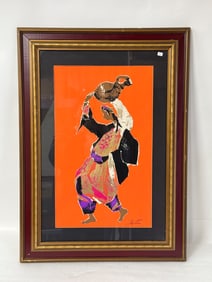 Yehudith Yalin Ginat; 20thC. Israeli Serigraph Sgd.