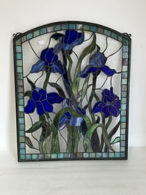 Antique Leaded Glass Panel