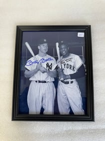 Mays/Mantle Sgd. Photograph w/COA