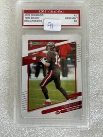 Tom Brady 2021 Donruss #1 Gem Mint
