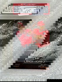 Trout/Pujois 2016 Topps #B2B-11 Graded