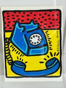 Keith Haring; 20thC. Felt -Tip Drawing