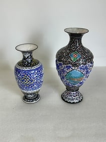 Cloisonne Vases (2)