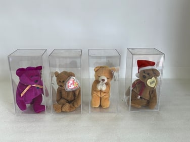 Collectible Beanie Babies. (4)