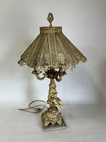 Antique Ornate Candelabra Lamp