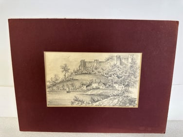 Early 19thC. British Pencil Drawing
