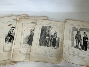 Gavarni 19th C, Engravings Le Charivari (16)