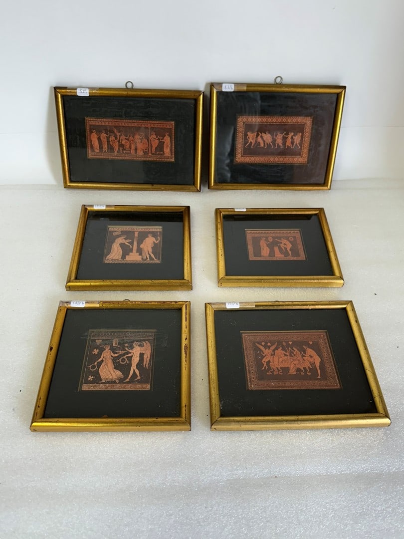 Classical Prints, Gilt Frames (6) (1 of 2)