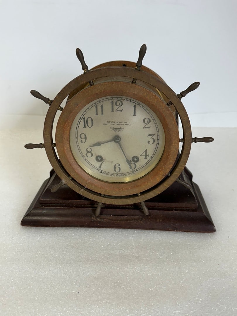 Sondra Ship's Wheel Desk Clock (1 of 5)