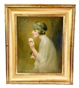 Charles Bosseron Chambers; American Oil Illustration Signed