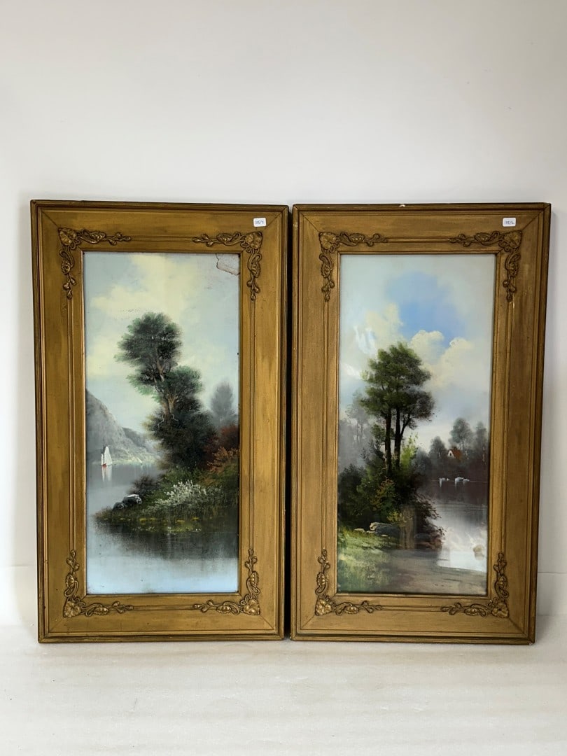 Pr. Chandler Like Pastels. Hudson River and a 2nd (1 of 4)