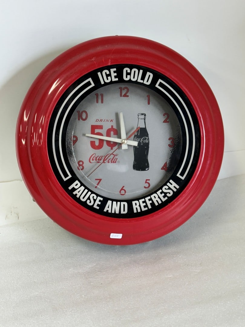Coca-Cola Wall Clock (1 of 3)