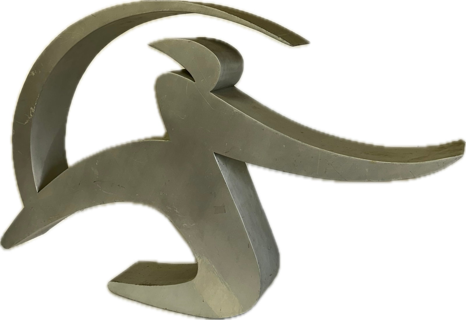 MCM Metal Sculpture: 33"H x 55"W