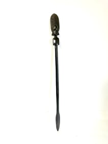 African Ebonized Figural Walking Stick