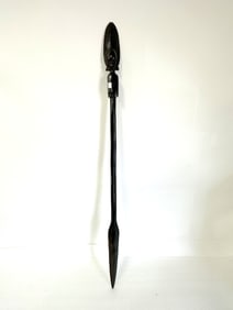 African Ebonized Figural Walking Stick