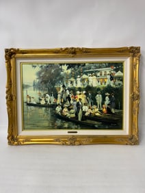 Alan Maley Good Quality Print The Boating Party after Monet