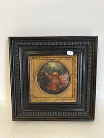 Oil On Canvas , Dancing Couple, 19th C.. or Earlier