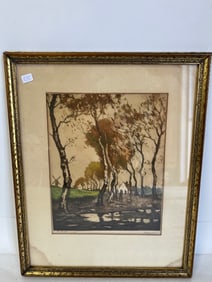 Ltd. Ed. Litho. La Route Sgd. David