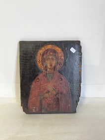 Oil on Panel 19th C.. Religious