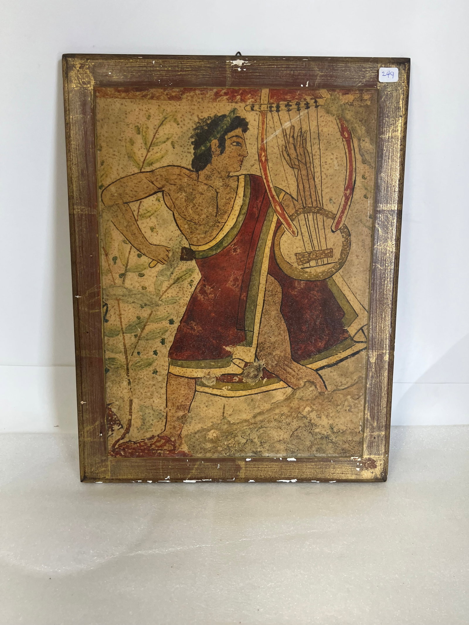 Classical Artwork on Panel: 17" x 13"