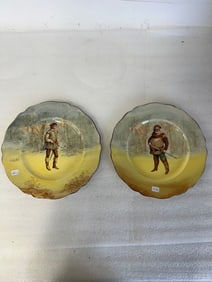 Royal Doulton Plates Falstaff and Orlando