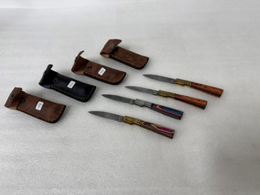 Damascus Steel Blade Knives (4)