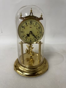 Antique Welby-branded Kundo 400-day anniversary clock 12''