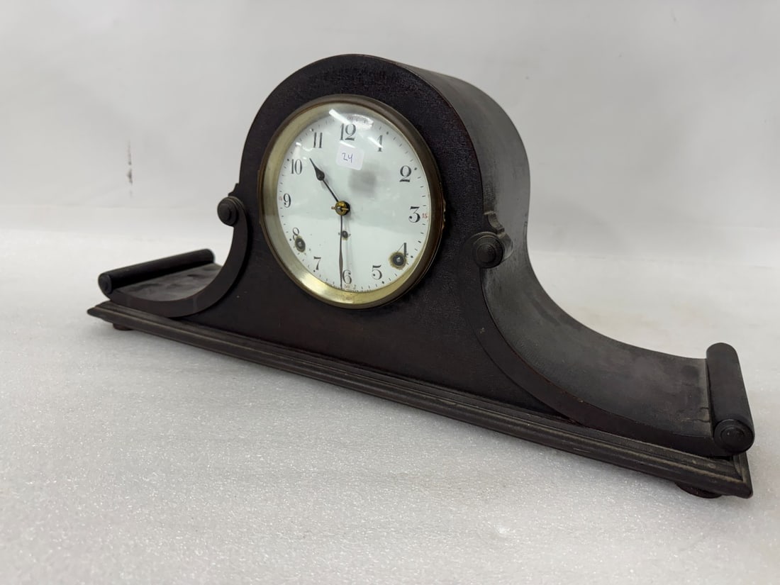 Seth Thomas Key Wind Chiming Mantel Clock 9'' 20 3/4'' (1 of 3)