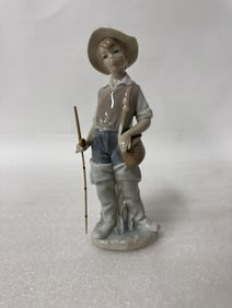 Lladro Figure Going Fishing