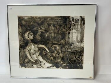 Arnold Blanch Mono Print 1962