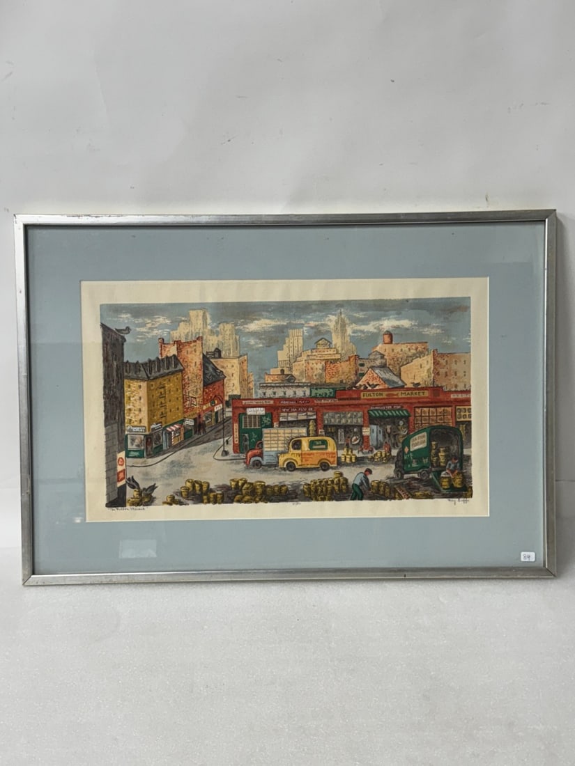 Ray Buffa Print Fulton Market: 21 x 12