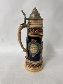 Monumental Antique German Stein