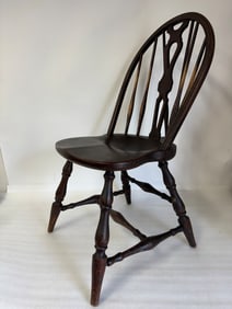 Antique Americana Ebonized Brace Back Windsor Chair