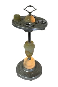 Vintage Art Deco Illuminated Smoking Stand