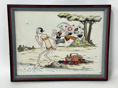 Bud Sagendorf Illustration Sgd.