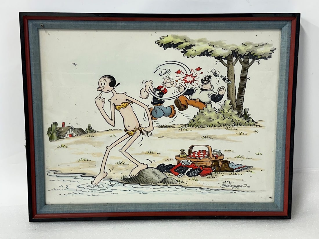 Bud Sagendorf Illustration Sgd. (1 of 4)