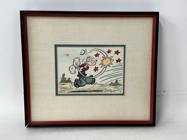 Bud Sagendorf Illustration Sgd.