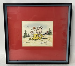 Bud Sagendorf Illustration Sgd.