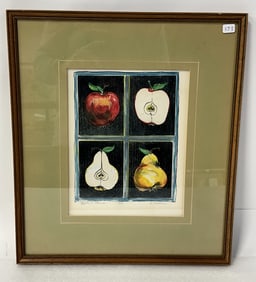 E. Kidder. Watercolor Sgd.