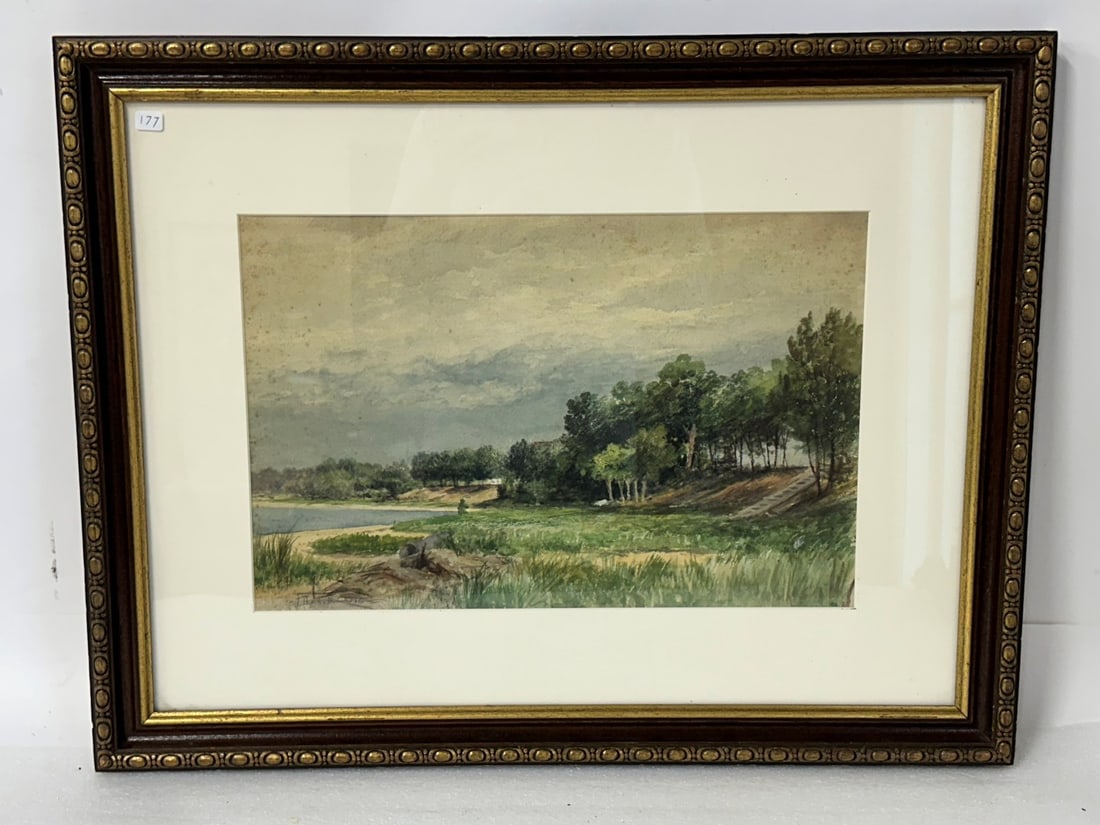 Thomas Bigelow Craig Watercolor Sgd. (1 of 5)