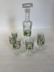Liqueur Glasses & Decanter Set