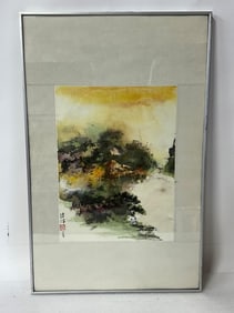 Japanese Watercolor Sgd.